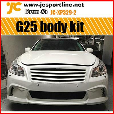 07-13 G25 car body kit for infiniti W style fiberglass