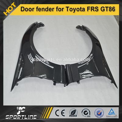 Carbon fiber door fender for Toyota FRS GT86 GTS FT86 BRZ