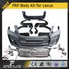 JC Auto Parts Fiberglass (Front Bumper,Rear Bumper,Fender Flare) Wald Wide Body Kit for Lexus Lx570 2013 2014