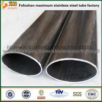 China Construction Supplier Stainless Steel Ellipse Pipe Stainless Steel Special Shaped Tube