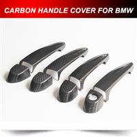 Carbon Fiber Door Handle Add-on Cover For 2015 BMW F80 M3 w/ Key Hole (Fits: BMW)