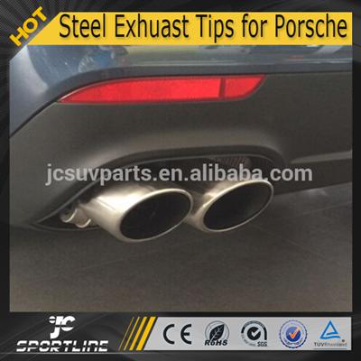 P Style S Type Stainless Steel Rear Exhaust Tip Fit for Porsche 2014up