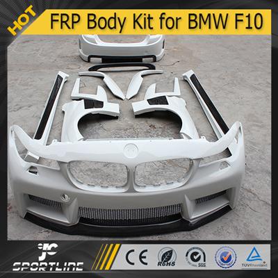 JC Auto Parts FRP Unpainted HM Style Full Set Body Kit for BMW F10 Preface Lift Model not for M5