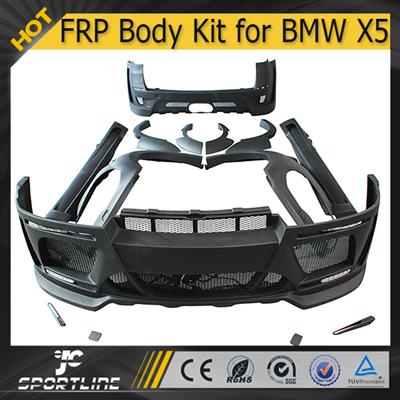 JC Auto Parts FRP Wide Body Kit for BMW X5 E70 2007 2008 2009 2010 2011 2012 2013