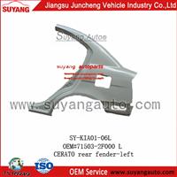 Car Rear Fender (LEFT) for Cerato Auto Body Parts new car accessories products
