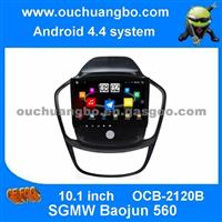 Ouchuangbo Auto Head Unit Dvd Player Stereo GPS Radio Android 4.4 For SGMW Baojun 560 With HD 1024*600 4 Cores 3G Wifi