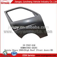 High Quality Front Door for Toyota Hiace 2005 car auto parts market (RH)