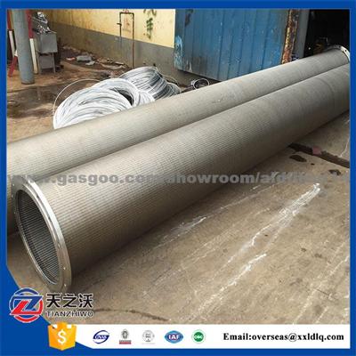 Wedge Wire Wrapped Water Filter Screen Pipe/Water Well Filter Pipe/Johnson Screen