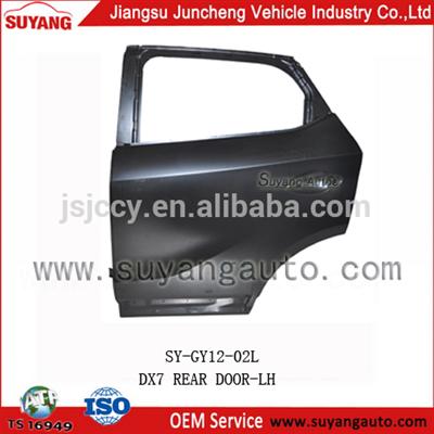 Hot sale GEELY DX7 metal middle door auto zone parts prices