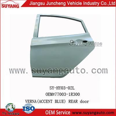 Hot selling for Rear door (L H) FOR HYUNDAI ACCENT BLUE (Verna)