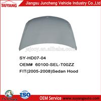 High Quality Sedan Hood For Honda Fit 2005-2008 Auto Parts