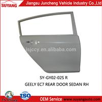 Hot sale GEELY EC7 rear door geniune metal auto parts exporters