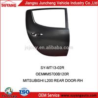 Good Quality Rear Door for used Mitsubishi L200 pick up spare parts