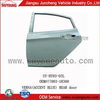 Auto Metal Replacement Rear Door(LH) for HYUNDAI VERNA(ACCENT BLUE)classic car body parts