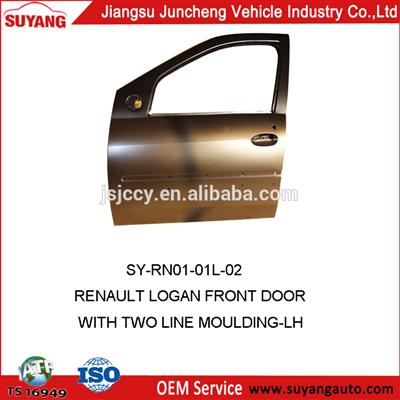 Front Door with 2 line Moulding-LH renault logan parts for 2009