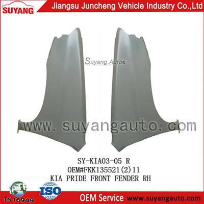 Front Fender (RH) for PRIDE hyundai verna car parts hyundai