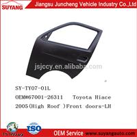 High Quality Front Door for Toyota Hiace 2005 car auto parts market