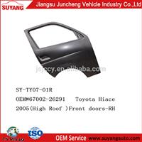 High Quality Front Door for Toyota Hiace 2005 classic car body parts