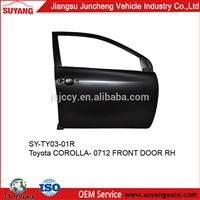 High Quality Front Door for Toyota Corolla 07-12 japanese toyota car spare