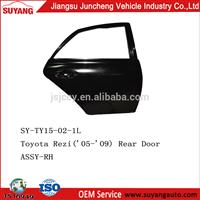 High Quality Rear Door for Toyota Reiz best selling car accessories