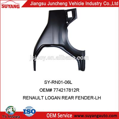 High Quality Steel Rear Fender-LH For Renault Logan Auto Parts