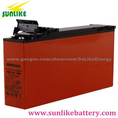 Manufacturer Front Terminal Deep Cycle Telecom Battery 12V150ah