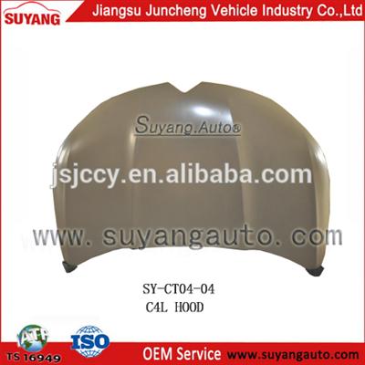 High Quality Steel Hood For Citroen C4L Body Kit Parts