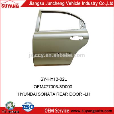 OEM SONATA 2003 Left Rear Door For Korea Hyundai Auto Spare parts