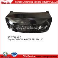 Good Price Trunk Lid for Toyota Corolla 07-12 used auto spare parts