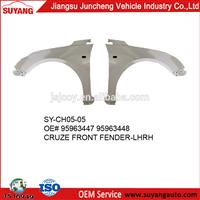 High Quality Steel Front Fender For Chevrolet Cruze Spare Parts