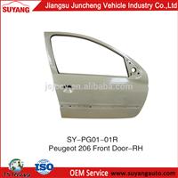 Good Price Front Door for Peugeot 206 car door panel assembly