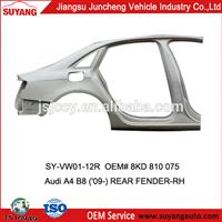 High Quality Steel Rear Fender-RH For Body Kit AUDI A4 B8 2009