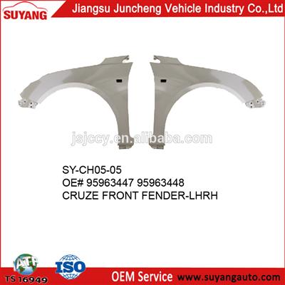 High Quality Steel Front Fender For Chevrolet Cruze Spare Parts