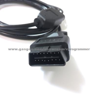 Male OBD-II To DB9 Serial RS232 OBD2 Cables With 4pcs RS232 Port