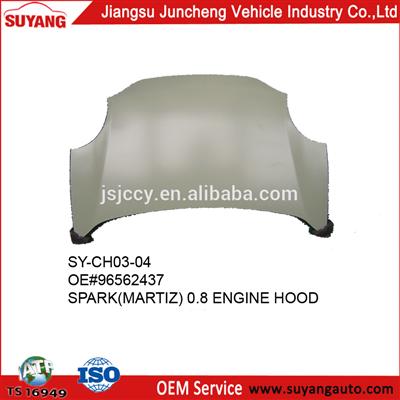 High Quality Steel Engine Hood 0.8 For Chevrolet Spark(Martiz) Parts