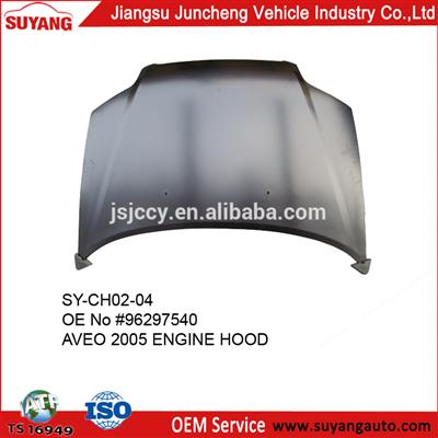 High Quality Steel Engine Hood For Chevrolet Aveo 2005 Auto Parts