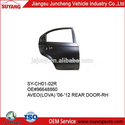 High Quality Steel Rear Door-RH For Chevrolet Aveo(Lova)'06-'12 Spare Parts