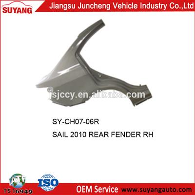 High Quality Steel Rear Fender-RH For Chevrolet Sail 2010 Spare Parts