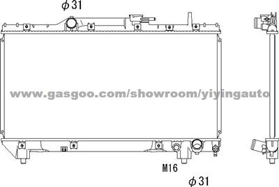 Radiator For Toyota Carina 3S-FE 16400-74820,16400-74840,16400-7A100,16400-03090