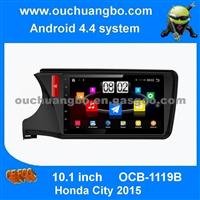 Ouchuangbo Car Vidio Blutooth Big Screen Androi 4.4 For Honda City 2015 With Gps Navi USB Quad Core 16G HD 1024*600