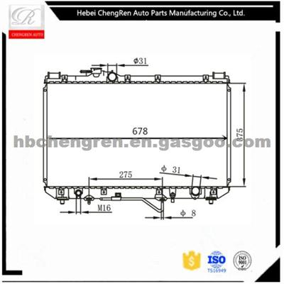 Auto Radiators For Cars For TOYOTA VISTA CAMRYE OEM 16400-74680