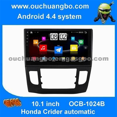 Ouchuangbo In Dash Auto Dvd Radio Player Android 4.4 For Honda Crider Automatic With 3g Wifi BT Rockchip 3188 Cortex A9 Quad Core