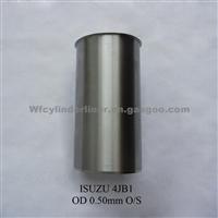 Factory Price 4JB1 Steel Chromed Cylinder Liner