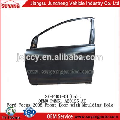 High Quality Steel Front Door With Moulding Hole LH For Ford Body Kit