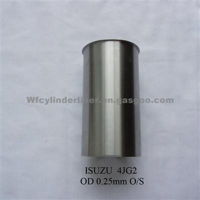 Factory Price 4JG1 Steel Chromed Cylinder Liner