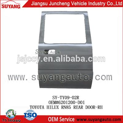 High Quality Steel Rear Door RH For Car Toyota Hilux RN85 Pickup