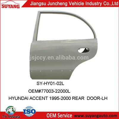 OEM Accent 1995-2000 Rear Door For Korean Hyundai Auto Spare Parts