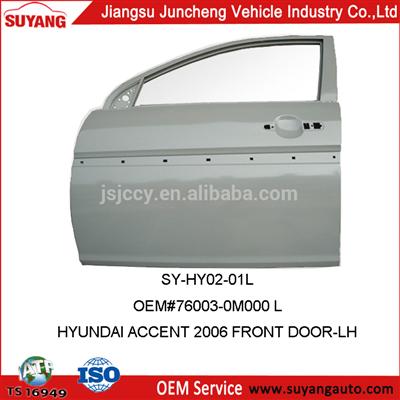 OEM Hyundai Accent 2006 Front Door For Korean Hyundai Auto Spare Parts