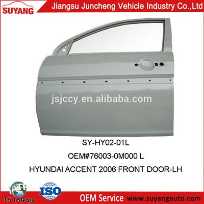 2006 Iron Front Door For Hyundai Accent Car Door Panel