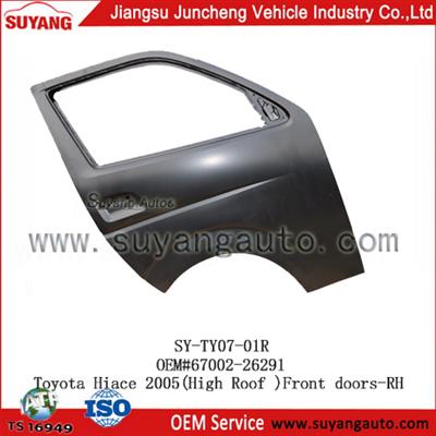 for Toyota Haice 2005 (High Roof) suyang auto car front right door china auto accessories